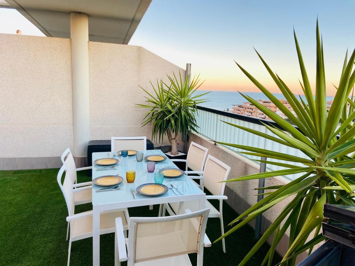 Patacona Premium Penthouse Sea Views & Barbecue Lejlighed Valencia Eksteriør billede